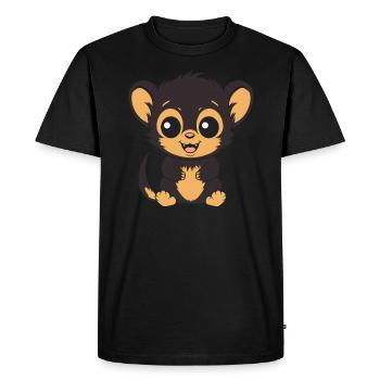 Tarsier - Men's Premium Organic T-Shirt - black - Front - Nico (187cm)