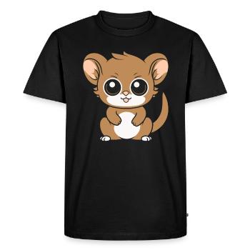 Tarsier - Men's Premium Organic T-Shirt - black - Front - Nico (187cm)