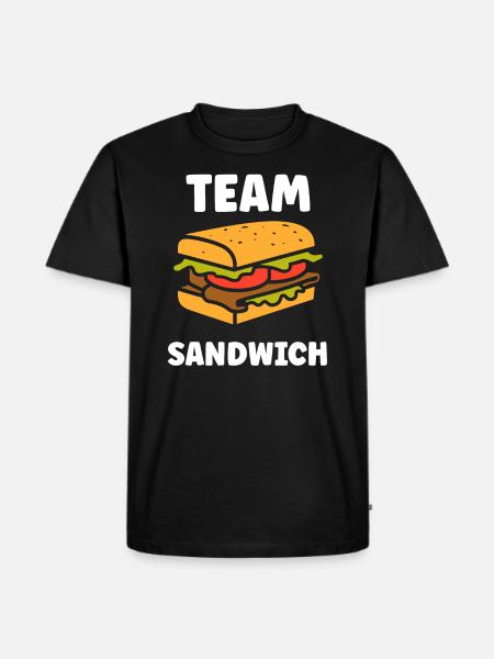 Humour sandwich - T-shirt Premium bio Homme - noir
