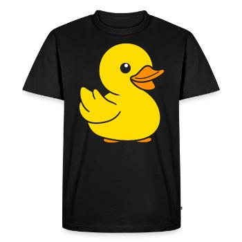canard - T-shirt Premium bio Homme - noir - Devant - Nico (187cm)