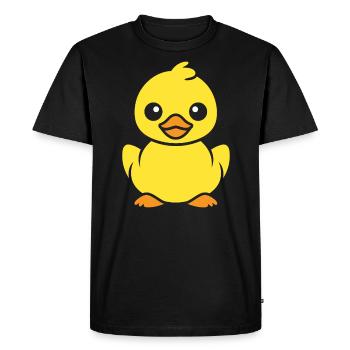 canard - T-shirt Premium bio Homme - noir - Devant - Nico (187cm)
