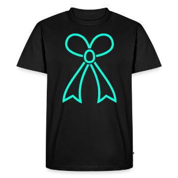 Cervical Cancer Awareness - Men's Premium Organic T-Shirt - black - Front - Nico (187cm)