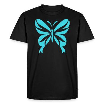 Cervical Cancer Awareness - Men's Premium Organic T-Shirt - black - Front - Nico (187cm)