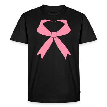 Breast Cancer Awareness - Men's Premium Organic T-Shirt - black - Front - Nico (187cm)