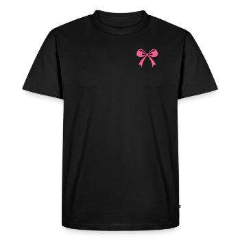 Sensibilisation cancer du sein - T-shirt Premium bio Homme - noir - Devant - Nico (187cm)