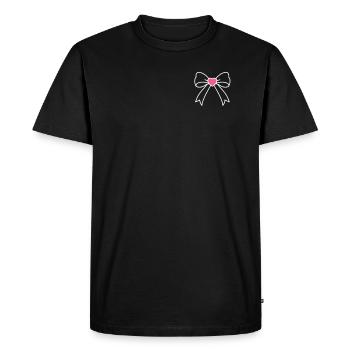 Breast Cancer Awareness - Men's Premium Organic T-Shirt - black - Front - Nico (187cm)