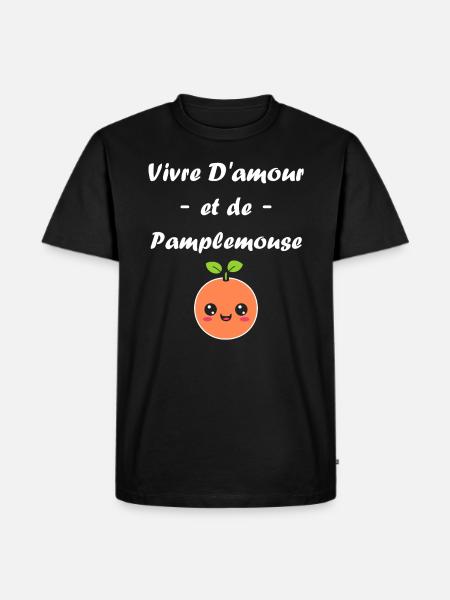 Humour Pamplemousse - T-shirt Premium bio Homme - noir