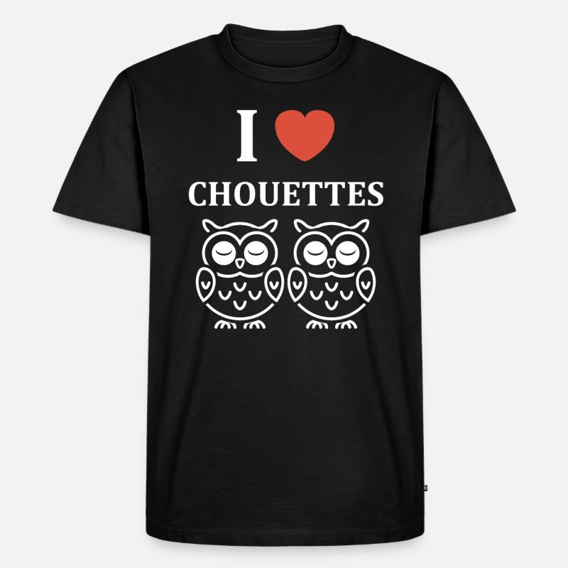 Netter Humor - Männer Premium Bio T-Shirt - Schwarz