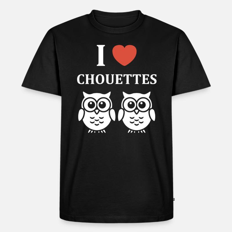 Netter Humor - Männer Premium Bio T-Shirt - Schwarz