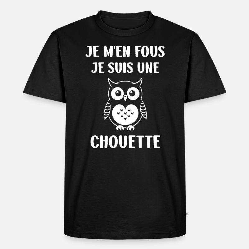 Netter Humor - Männer Premium Bio T-Shirt - Schwarz