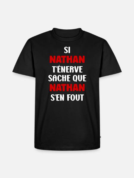 Nathan - T-shirt Premium bio Homme - noir