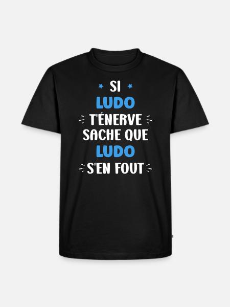 Ludo - T-shirt Premium bio Homme - noir
