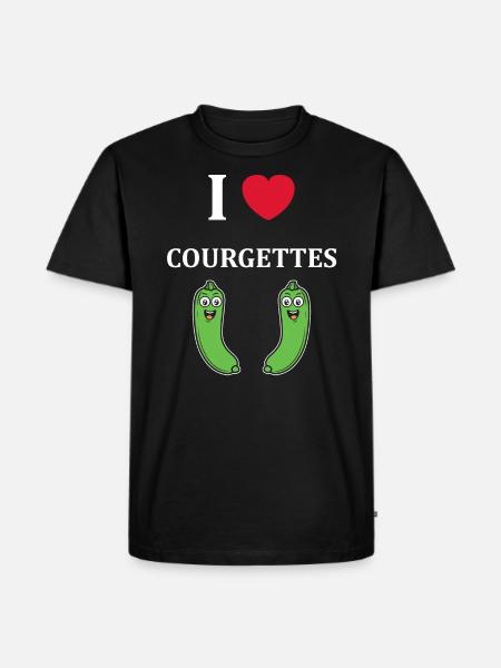 courgette - T-shirt Premium bio Homme - noir