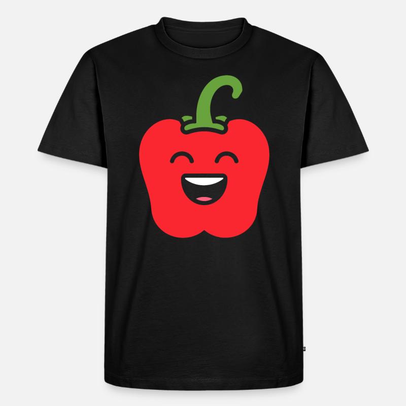 Pfeffer - Männer Premium Bio T-Shirt - Schwarz