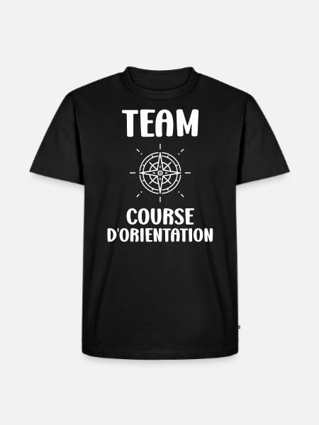 course d'orientation - T-shirt Premium bio Homme - noir