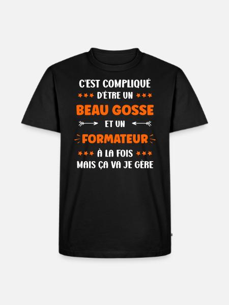 Formateur - T-shirt Premium bio Homme - noir