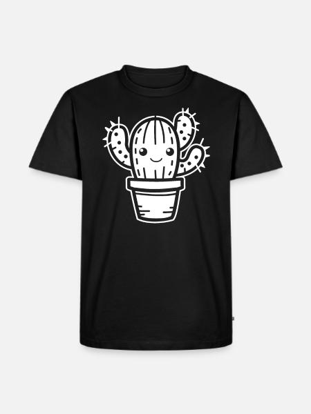 Cactus - Men's Premium Organic T-Shirt - black