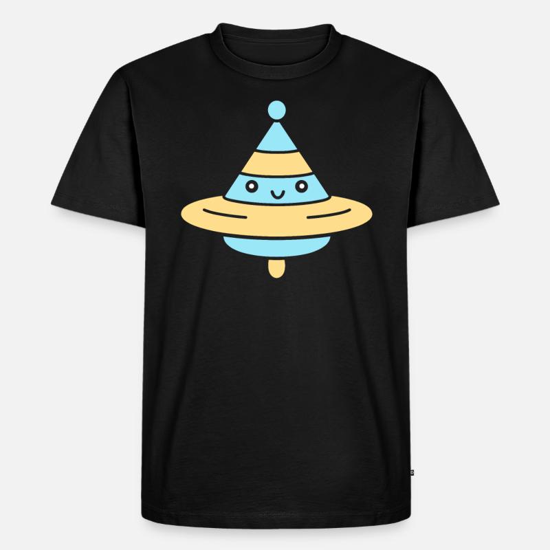 KREISEL - Männer Premium Bio T-Shirt - Schwarz