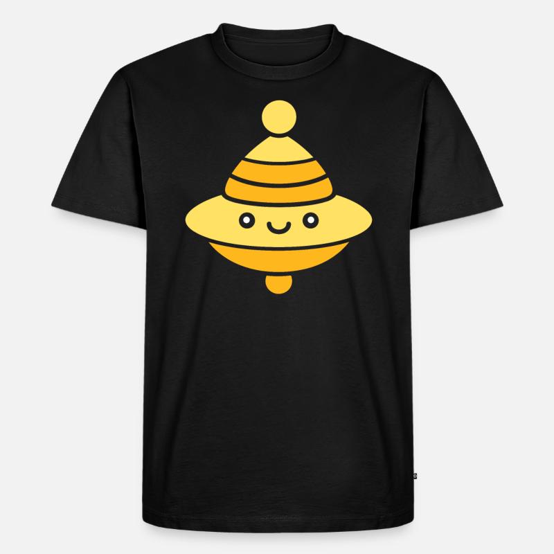 KREISEL - Männer Premium Bio T-Shirt - Schwarz