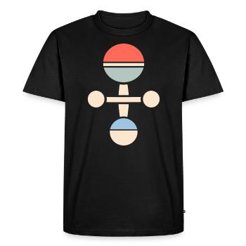 kendama - T-shirt Premium bio Homme - noir - Devant - Nico (187cm)