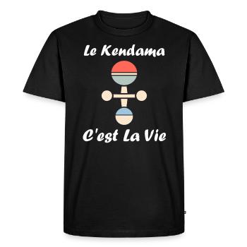 kendama - T-shirt Premium bio Homme - noir - Devant - Nico (187cm)