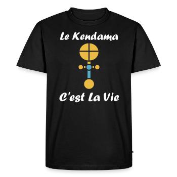 kendama - T-shirt Premium bio Homme - noir - Devant - Nico (187cm)