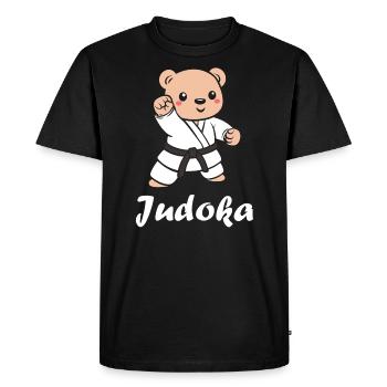 judo - T-shirt Premium bio Homme - noir - Devant - Nico (187cm)