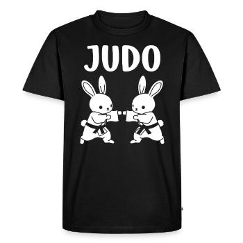 judo - T-shirt Premium bio Homme - noir - Devant - Nico (187cm)