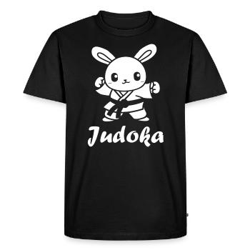 judo - T-shirt Premium bio Homme - noir - Devant - Nico (187cm)