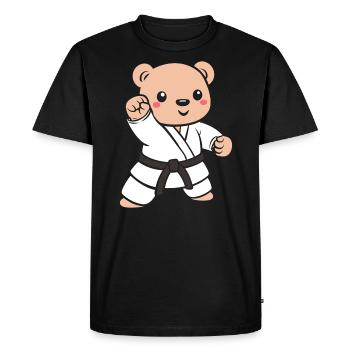 judo - T-shirt Premium bio Homme - noir - Devant - Nico (187cm)
