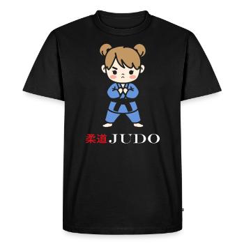 judo - T-shirt Premium bio Homme - noir - Devant - Nico (187cm)