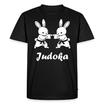 judo - T-shirt Premium bio Homme - noir - Devant - Nico (187cm)