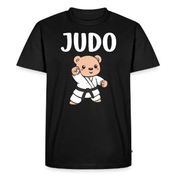 judo - T-shirt Premium bio Homme - noir - Devant - Nico (187cm)