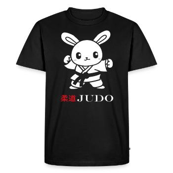 judo - T-shirt Premium bio Homme - noir - Devant - Nico (187cm)