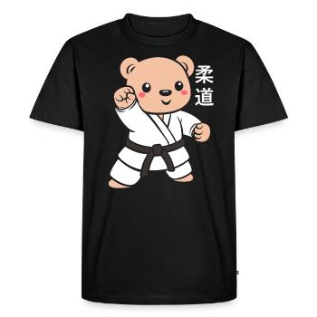 judo - T-shirt Premium bio Homme - noir - Devant - Nico (187cm)