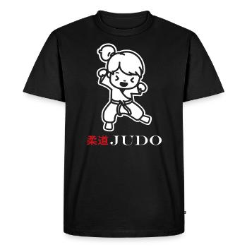 judo - T-shirt Premium bio Homme - noir - Devant - Nico (187cm)