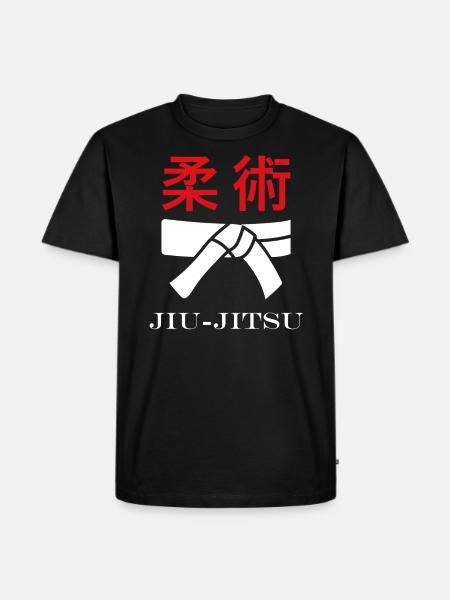 Jiu Jitsu - Männer Premium Bio T-Shirt - Schwarz