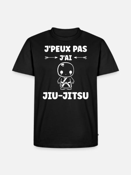 Jiu Jitsu - Männer Premium Bio T-Shirt - Schwarz