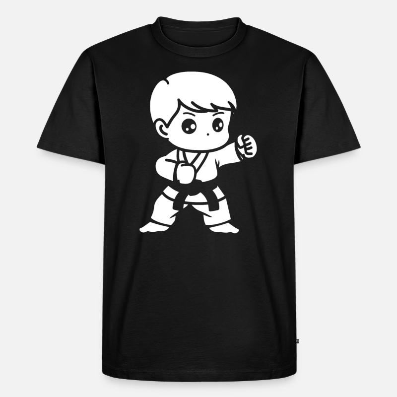 Jiu Jitsu - Männer Premium Bio T-Shirt - Schwarz
