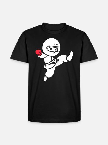 Taekwondo - Men's Premium Organic T-Shirt - black