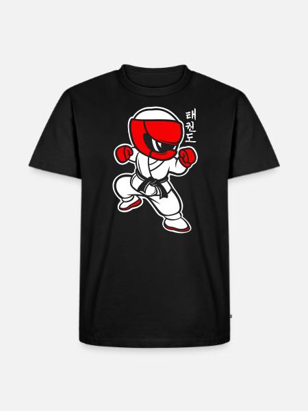 Taekwondo - Men's Premium Organic T-Shirt - black