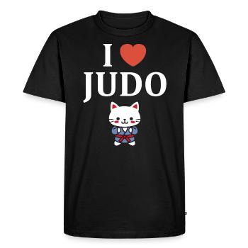 judo - T-shirt Premium bio Homme - noir - Devant - Nico (187cm)