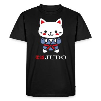 judo - T-shirt Premium bio Homme - noir - Devant - Nico (187cm)