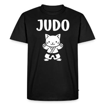 judo - T-shirt Premium bio Homme - noir - Devant - Nico (187cm)