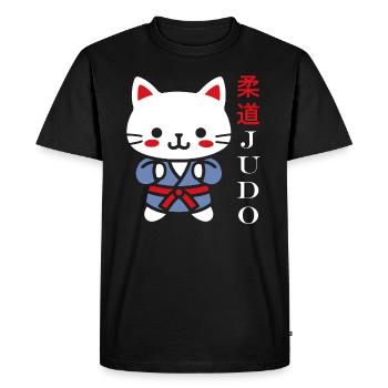judo - T-shirt Premium bio Homme - noir - Devant - Nico (187cm)