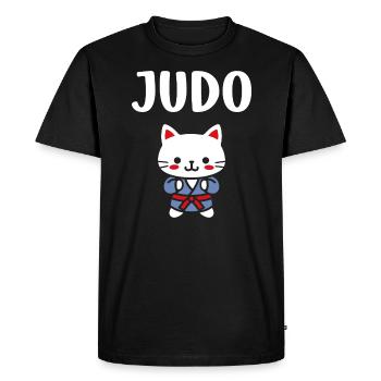 judo - T-shirt Premium bio Homme - noir - Devant - Nico (187cm)