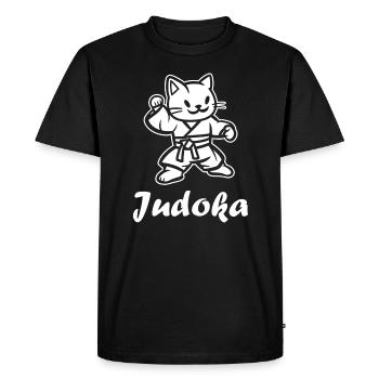 judo - T-shirt Premium bio Homme - noir - Devant - Nico (187cm)