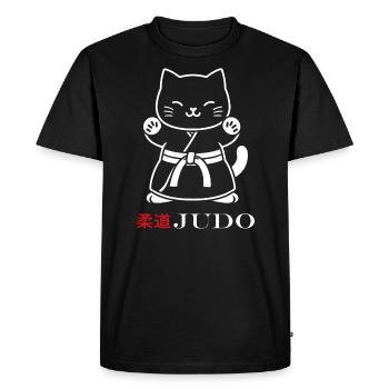 judo - T-shirt Premium bio Homme - noir - Devant - Nico (187cm)