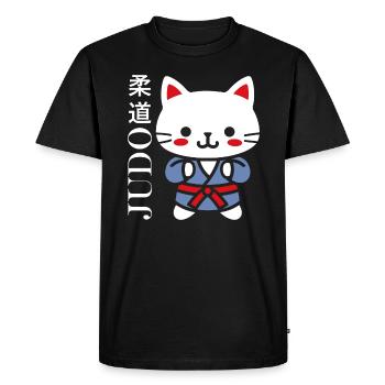 judo - T-shirt Premium bio Homme - noir - Devant - Nico (187cm)
