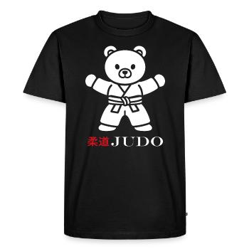 judo - T-shirt Premium bio Homme - noir - Devant - Nico (187cm)